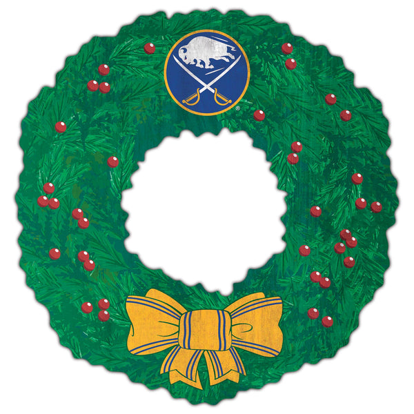Wholesale NHL / H1048-Team Wreath 16in / H1048-Buffalo