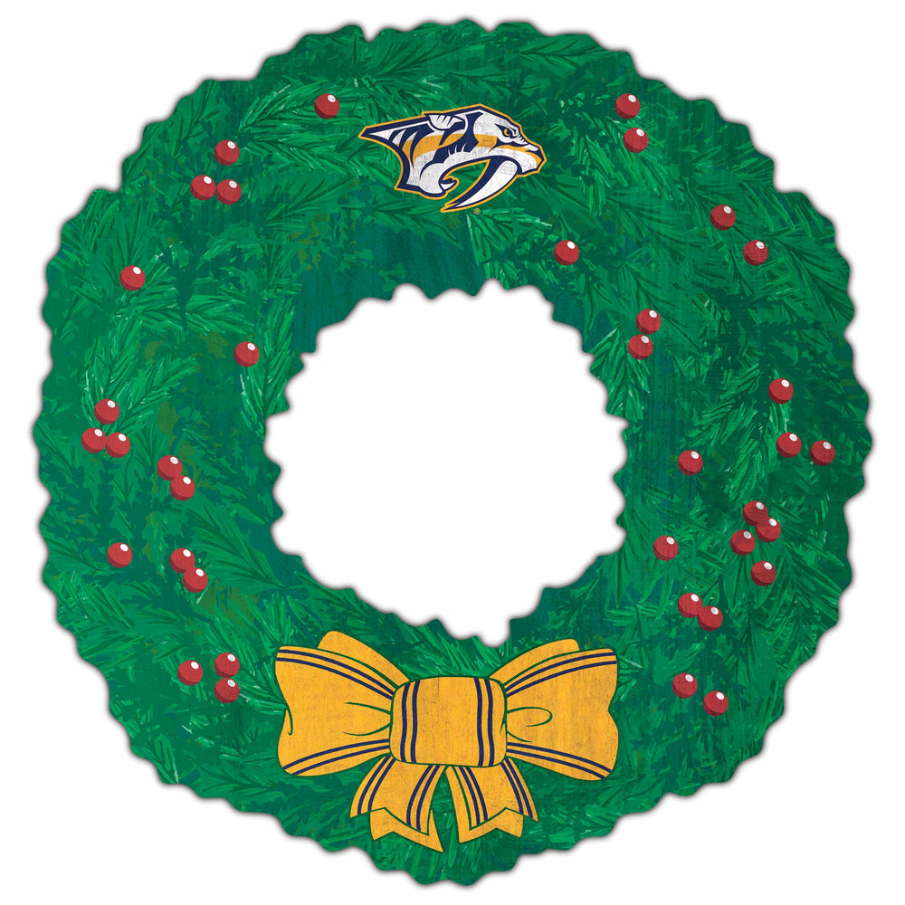 Wholesale NHL / H1048-Team Wreath 16in / H1048-Nashville