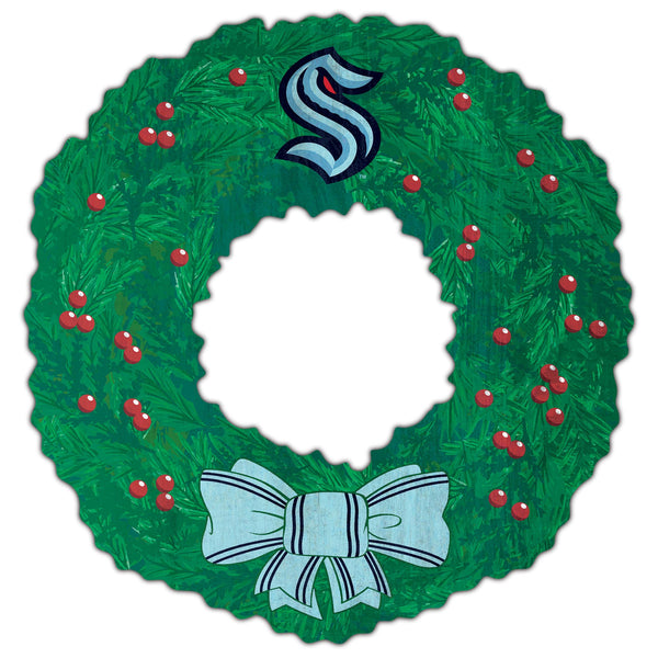 Wholesale NHL / H1048-Team Wreath 16in / H1048-Seattle
