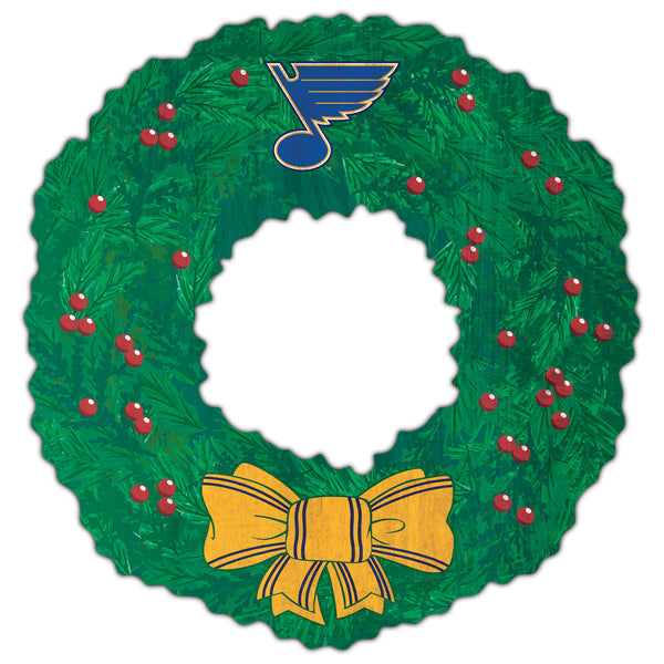 Wholesale NHL / H1048-Team Wreath 16in / H1048-St. Louis