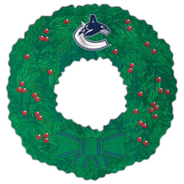 Wholesale NHL / H1048-Team Wreath 16in / H1048-Vancouver
