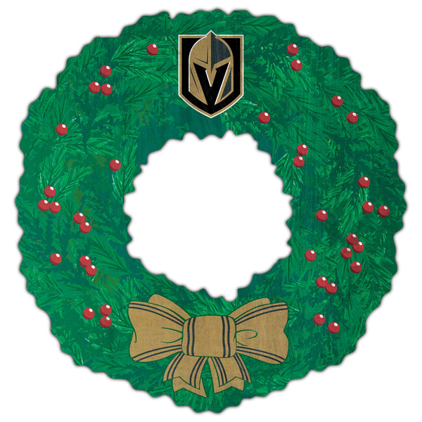 Wholesale NHL / H1048-Team Wreath 16in / H1048-Vegas