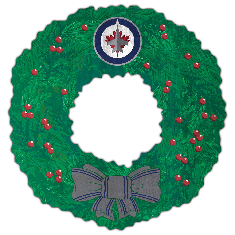 Wholesale NHL / H1048-Team Wreath 16in / H1048-Winnipeg