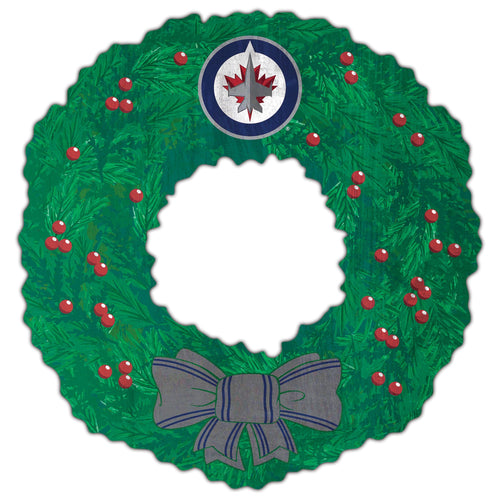 Wholesale NHL / H1048-Team Wreath 16in / H1048-Winnipeg