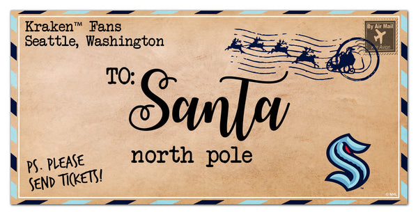 Wholesale NHL / H1051-To Santa 6x12 / H1051-Seattle Kraken