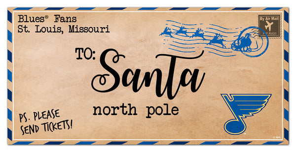 Wholesale NHL / H1051-To Santa 6x12 / H1051-St. Louis Blues