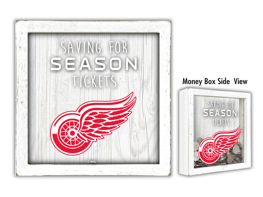 Wholesale NHL / H1059-Season Tickets Money Box / H1059-Detorit Red Wings