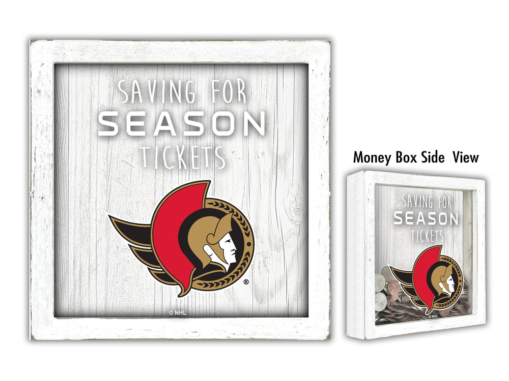 Wholesale NHL / H1059-Season Tickets Money Box / H1059-Ottowa Senators