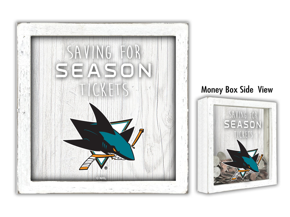 Wholesale NHL / H1059-Season Tickets Money Box / H1059-San Jose Sharks