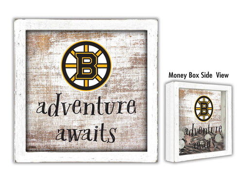 Wholesale NHL / H1061-Adventure Awaits Money Box / H1061-Boston Bruins