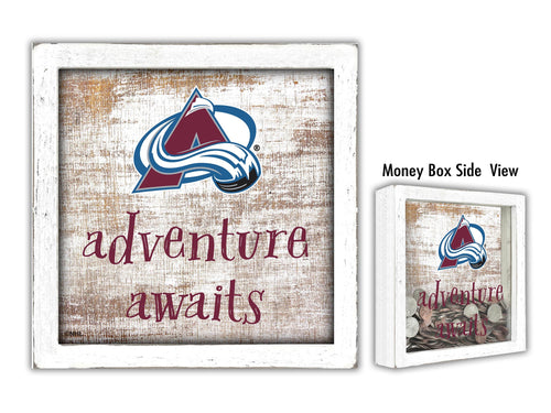 Wholesale NHL / H1061-Adventure Awaits Money Box / H1061-Colorado Avalanche