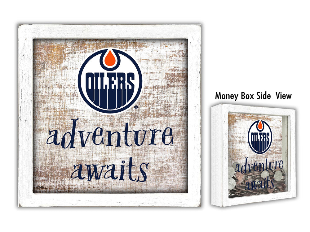 Wholesale NHL / H1061-Adventure Awaits Money Box / H1061-Edmonton Oilers