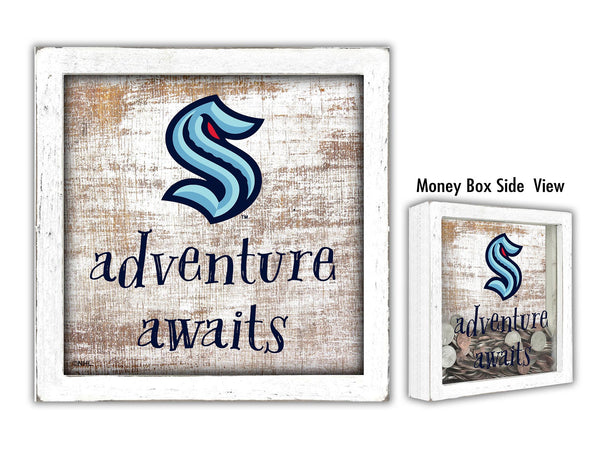 Wholesale NHL / H1061-Adventure Awaits Money Box / H1061-Seattle Kraken