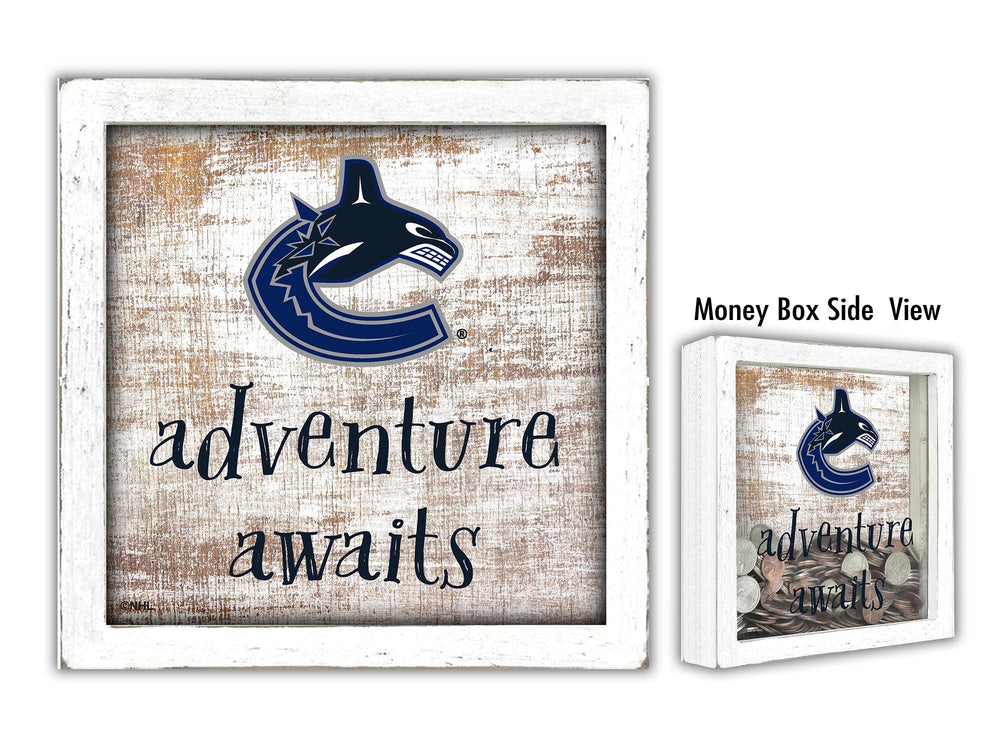 Wholesale NHL / H1061-Adventure Awaits Money Box / H1061-Vancouver Canucks