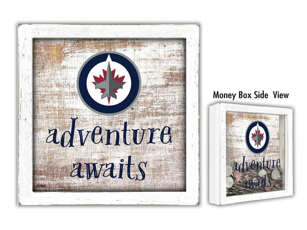 Wholesale NHL / H1061-Adventure Awaits Money Box / H1061-Winnipeg Jets