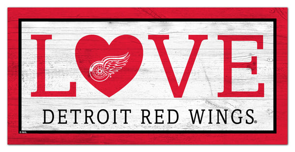 Wholesale NHL / H1066-Love 6x12 / H1066-Detroit Red Wings