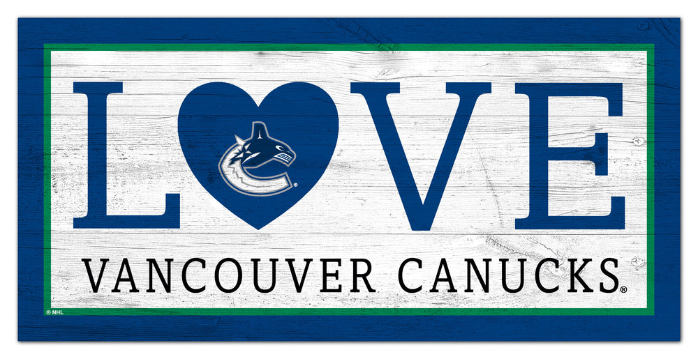 Wholesale NHL / H1066-Love 6x12 / H1066-Vancouver Canucks