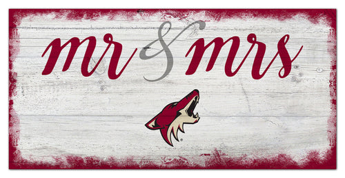 Wholesale NHL / H1074-Mr Mrs Script 6x12 / H1074-Arizona Coyotes