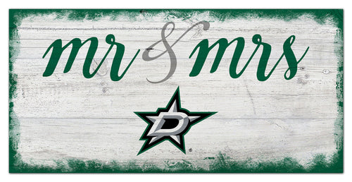 Wholesale NHL / H1074-Mr Mrs Script 6x12 / H1074-Dallas Stars