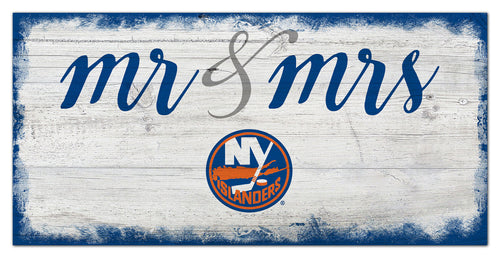 Wholesale NHL / H1074-Mr Mrs Script 6x12 / H1074-New York Islanders