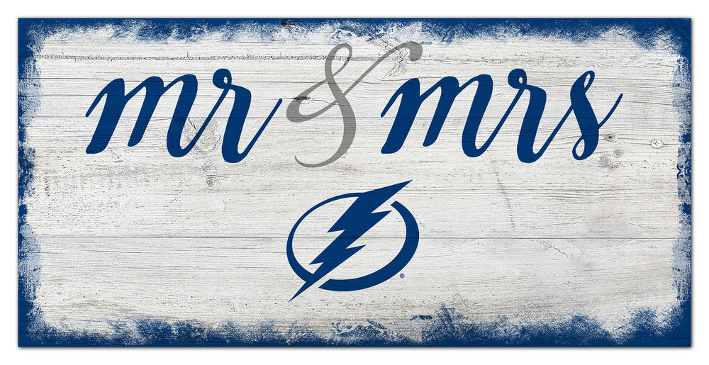 Wholesale NHL / H1074-Mr Mrs Script 6x12 / H1074-Tampa Bay Lightning