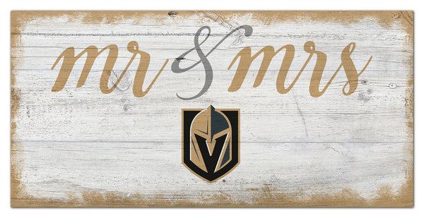 Wholesale NHL / H1074-Mr Mrs Script 6x12 / H1074-Vegas Golden Knights