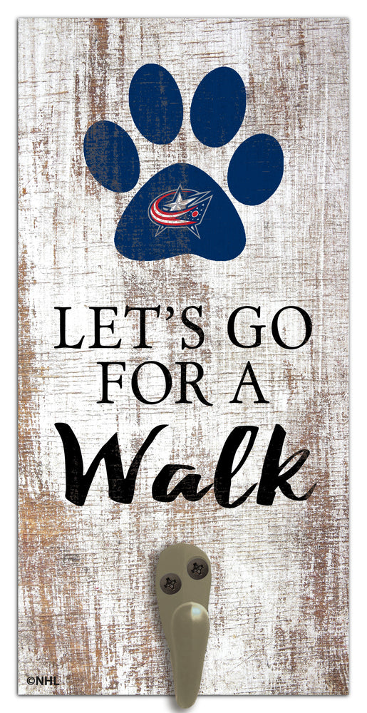 Wholesale NHL / H1075-Leash Holder 6x12 / H1075-Columbus Blue Jackets