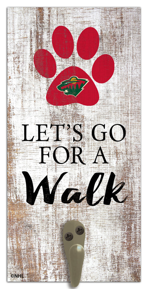 Wholesale NHL / H1075-Leash Holder 6x12 / H1075-Minnesota Wild