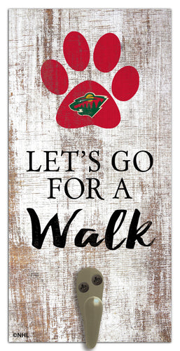 Wholesale NHL / H1075-Leash Holder 6x12 / H1075-Minnesota Wild