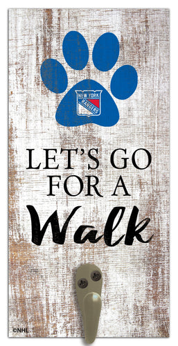 Wholesale NHL / H1075-Leash Holder 6x12 / H1075-New York Rangers