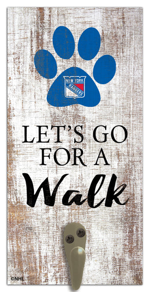 Wholesale NHL / H1075-Leash Holder 6x12 / H1075-New York Rangers