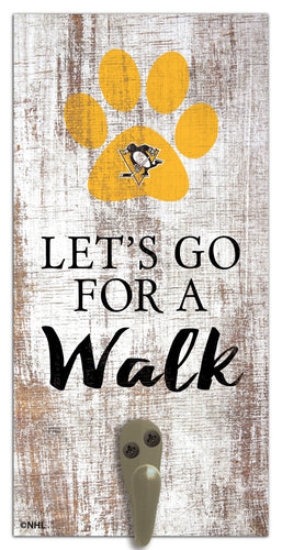 Wholesale NHL / H1075-Leash Holder 6x12 / H1075-Pittsburgh Penguins