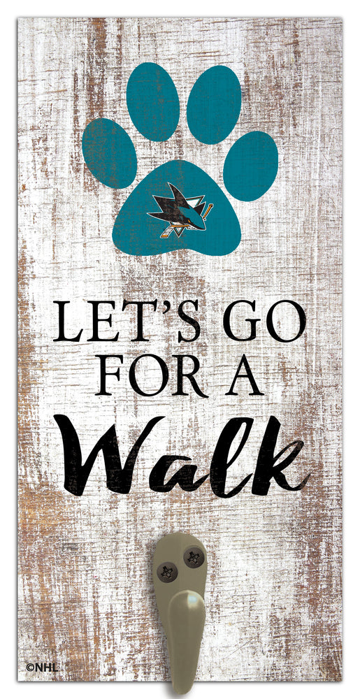 Wholesale NHL / H1075-Leash Holder 6x12 / H1075-San Jose Sharks