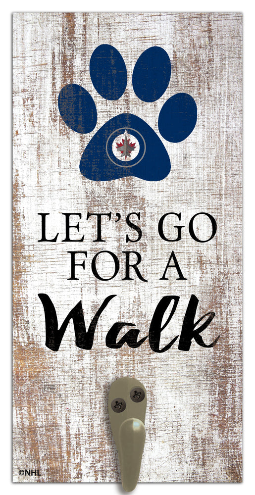 Wholesale NHL / H1075-Leash Holder 6x12 / H1075-Winnipeg Jets