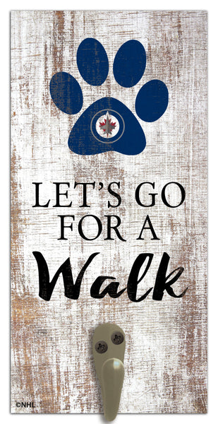 Wholesale NHL / H1075-Leash Holder 6x12 / H1075-Winnipeg Jets