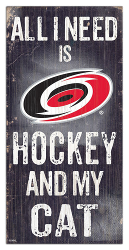 Wholesale NHL / H1076-All I Need Cat 6x12 / H1076-Carolina Hurricanes