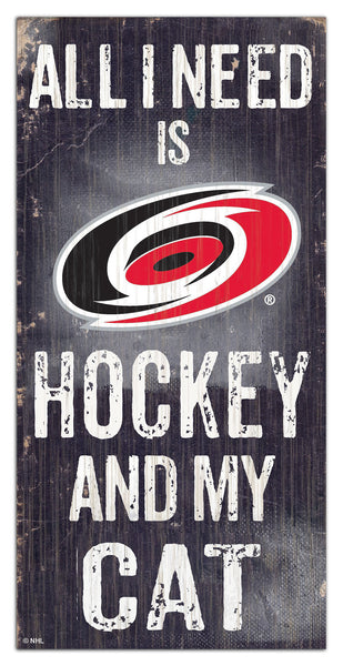 Wholesale NHL / H1076-All I Need Cat 6x12 / H1076-Carolina Hurricanes