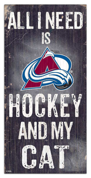 Wholesale NHL / H1076-All I Need Cat 6x12 / H1076-Colorado Avalanche