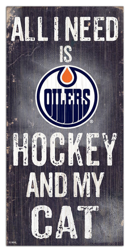 Wholesale NHL / H1076-All I Need Cat 6x12 / H1076-Edmonton Oilers