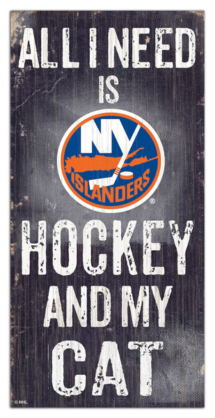 Wholesale NHL / H1076-All I Need Cat 6x12 / H1076-New York Islanders