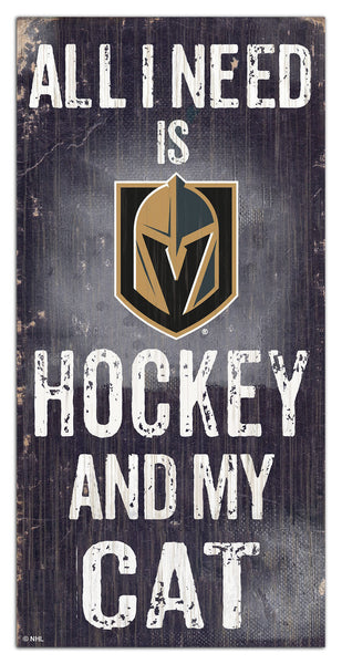 Wholesale NHL / H1076-All I Need Cat 6x12 / H1076-Vegas Golden Knights