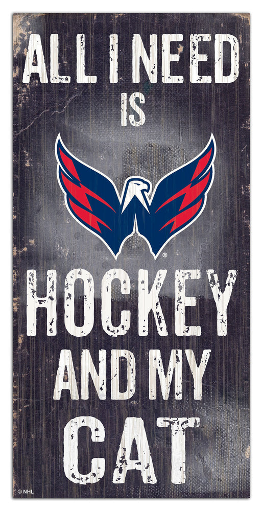 Wholesale NHL / H1076-All I Need Cat 6x12 / H1076-Washington Capitals