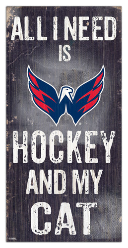 Wholesale NHL / H1076-All I Need Cat 6x12 / H1076-Washington Capitals