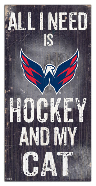 Wholesale NHL / H1076-All I Need Cat 6x12 / H1076-Washington Capitals