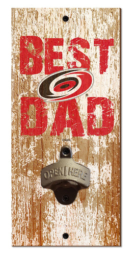 Wholesale NHL / H1077-Best Dad Bottle Opener / H1077-Carolina Hurricanes