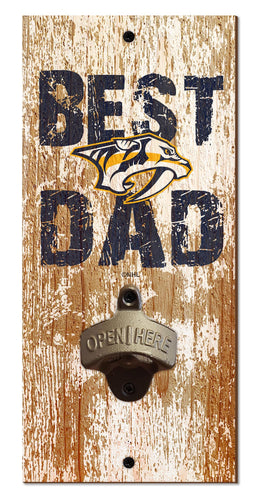 Wholesale NHL / H1077-Best Dad Bottle Opener / H1077-Nashville Predators