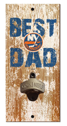 Wholesale NHL / H1077-Best Dad Bottle Opener / H1077-New York Islanders