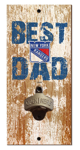 Wholesale NHL / H1077-Best Dad Bottle Opener / H1077-New York Rangers