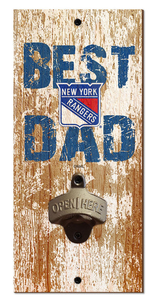 Wholesale NHL / H1077-Best Dad Bottle Opener / H1077-New York Rangers