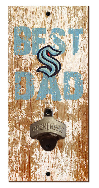 Wholesale NHL / H1077-Best Dad Bottle Opener / H1077-Seattle Kraken
